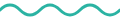 Teal wavy line on a white background.
